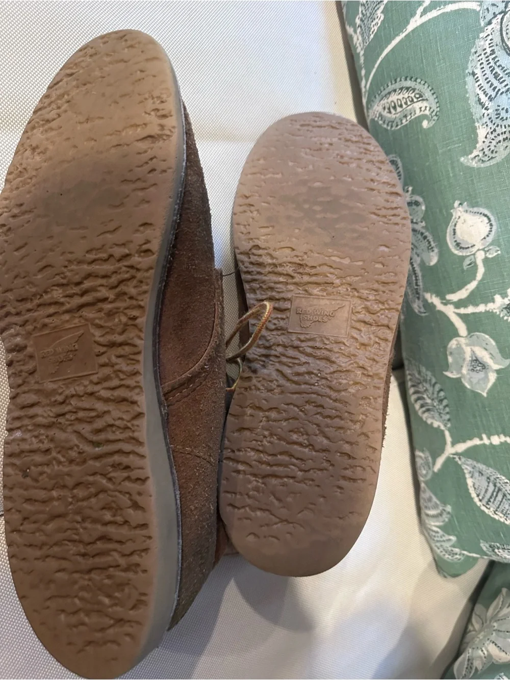 Red Wing Shoes suede upper